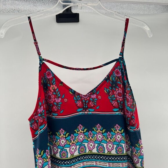 Maurices Women's V-Neck Floral Tank Top Multicolor Size Medium - Picture 7 of 9